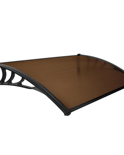 Mountview Window Door Awning Outdoor 1M X 1.5M Brown 1x1.5M-1973193987636465664
