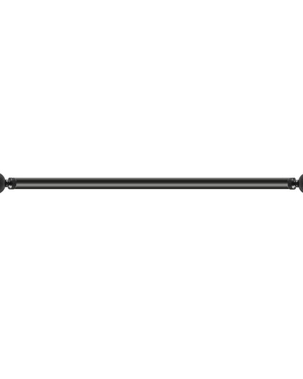 Marlow Steel Curtain Rod Quiet Rail Black-1973194068058050560