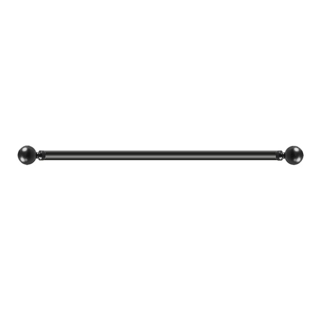 Marlow Steel Curtain Rod Quiet Rail Black-1973194068058050560