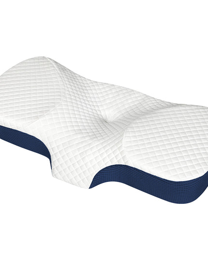 Dreamz Memory Foam Pillow Pillowcase Supprt Blue Rebound-1973193536178360320