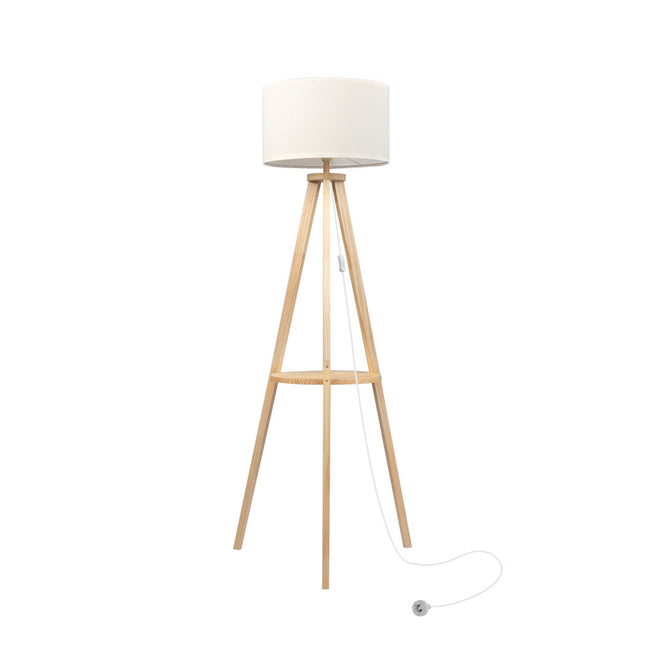 EMITTO Tripod Floor Lamp with Shelf-1973193957479419904