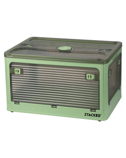 55L Storage Boxes Stackable Container M Green Medium-1973193712464957440