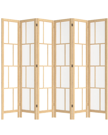 Levede 6 Panel Room Divider 170cm Freestanding Screen-1973194197183893504