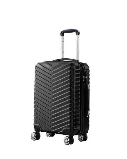 Slimbridge 20" Carry On Travel Luggage Black 20 inch-1973193935232831488
