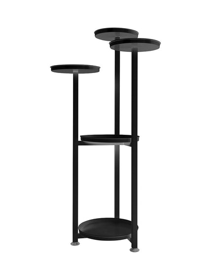 Levede Plant Stand Outdoor Indoor Flower Black Medium-1973193773810847744