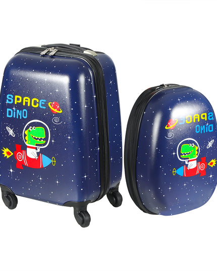 BoPeep 16''13'' 2PCS Kids Luggage Set Space Dino-1973193918254288896