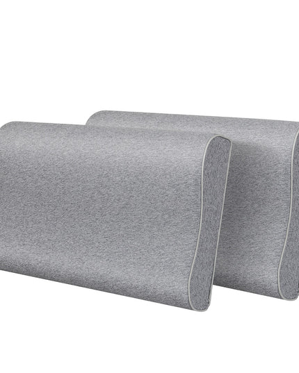Dreamz Memory Foam Pillow Pillowcase Supprt Grey Rebound-1973193536606179328