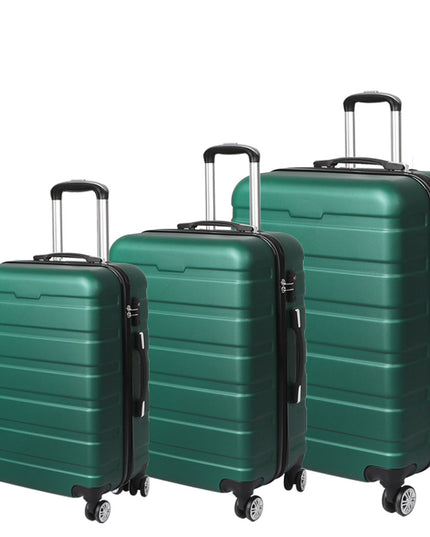 Slimbridge 3PC Luggage sets Suitcase Green-1973193942669332480