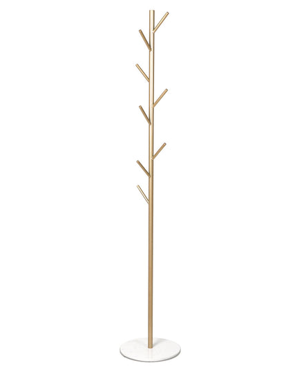 Levede Coat Rack Hat Clothes Stand Hanger Gold-1973193816102014976