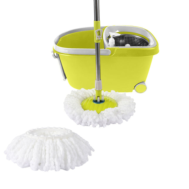 Cleanflo Spin Mop Bucket Set 360? Spinning Green-1973193868803444736
