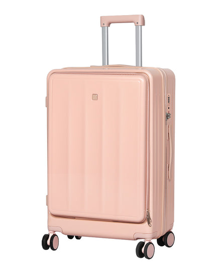 Slimbridge 26" Luggage Trolley Travel Hard Pink-1975420322798768128