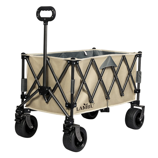 Lambu Folding Wagon Cart Khaki-1975420333397774336
