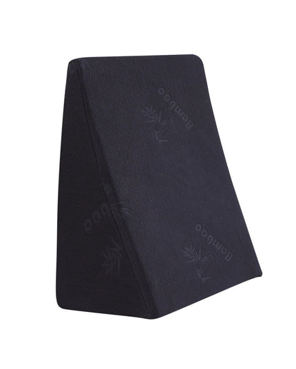 2x Cool Gel Memory Foam Bed Wedge Pillow Black 25x2-1973193851468386304