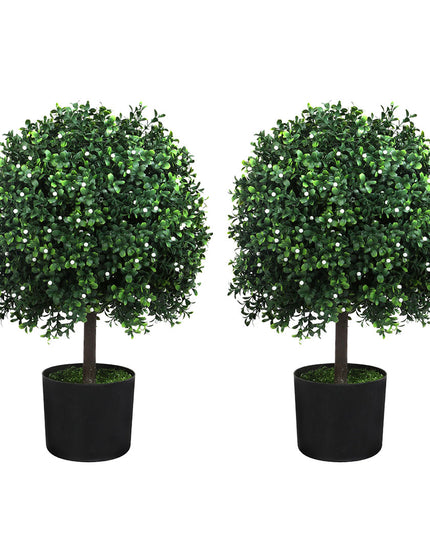 Lambu Artificial Boxwood Topiary Ball Tree-1975420332667965440