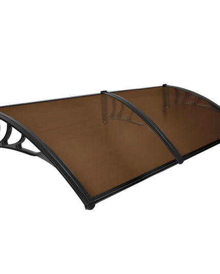 Mountview Window Door Awning Outdoor 1M X 2.4M Brown 1x2.4M-1973193988160753664
