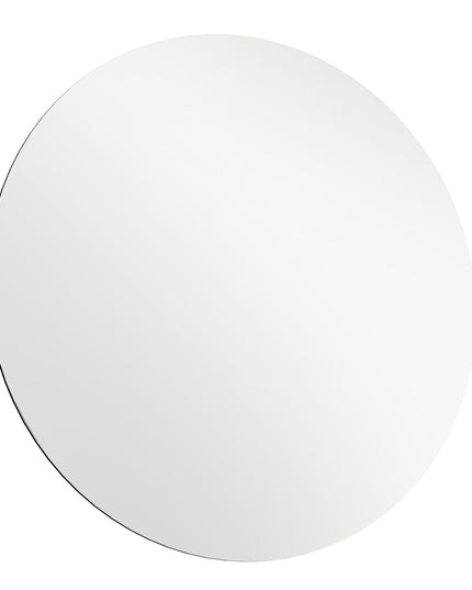 Yezi 50cm Round Wall Mirror Frameless Tempered Glass-1973193573570580480