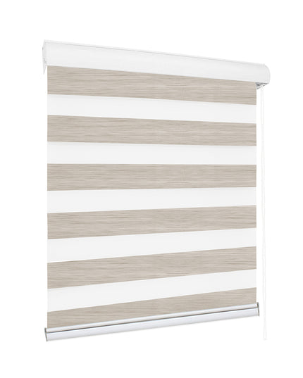 Marlow Blackout Zebra Roller Blind Curtains 90x210 Beige-1973194066401300480