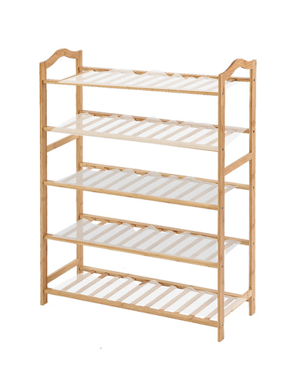 Levede Bamboo Shoe Rack Storage Wooden-1975420510481289216