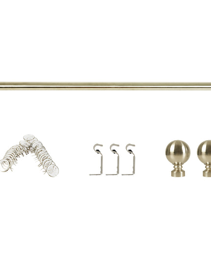 Marlow Curtain Rod Steel Quiet Rail Pole Set-1973193447661768704