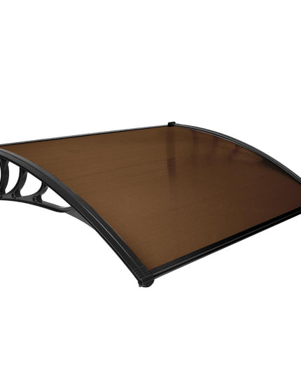 Mountview Window Door Awning Outdoor 1M X 1.2M Brown 1x1.2M-1975420432408514560