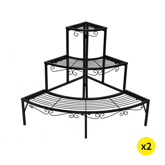 Levede 2x Outdoor Indoor Plant Stand-1973193770749005824