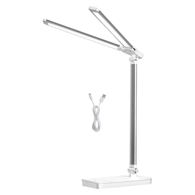 Emitto Double Head Desk Lamp LED Light Eye Caring USB-1973193534244786176