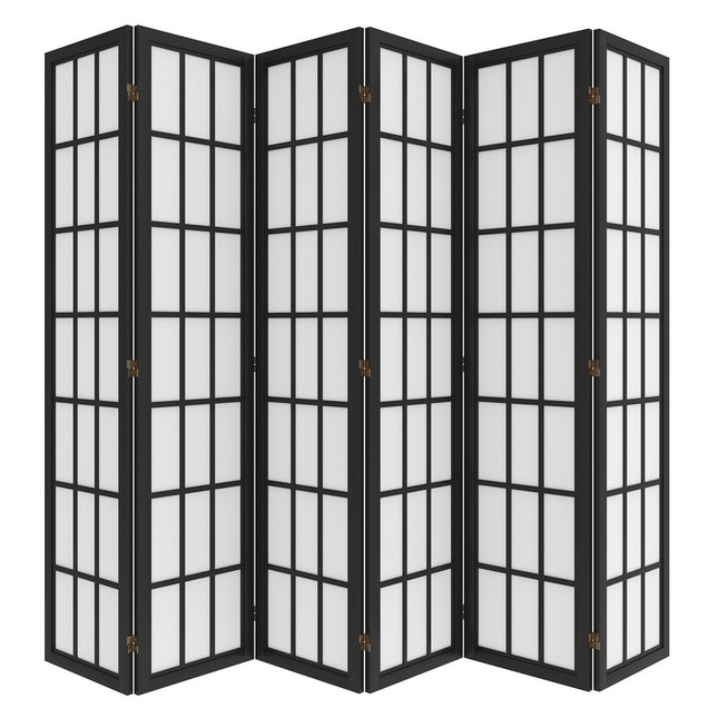 Levede 6 Panel Room Divider 170cm Freestanding Screen-1973193605594091520