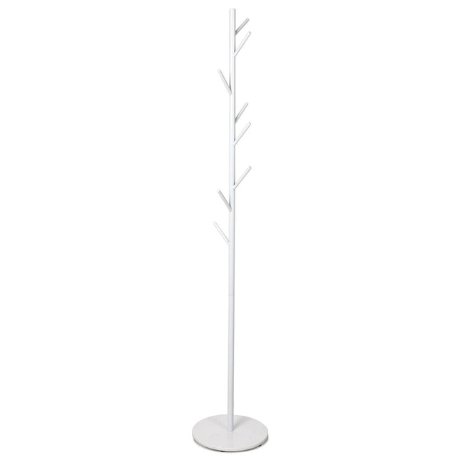 Levede Coat Rack Hat Clothes Stand Hanger White-1973193816466919424