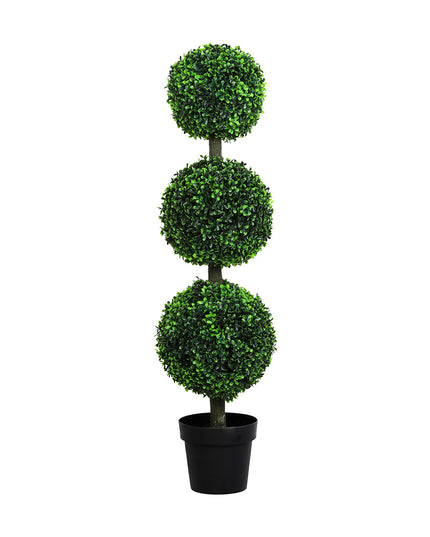 Lambu Artificial Triple Ball Boxwood Trees-1975420333049647104