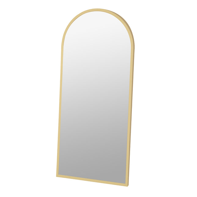 Yezi Floor Mirror Full Length Mirrors 1.8M Gold White-1973193813853868032