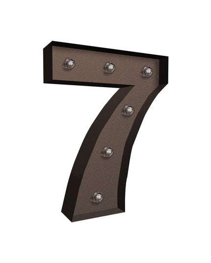 LED Metal Number Lights Free Standing-1973194202217058304