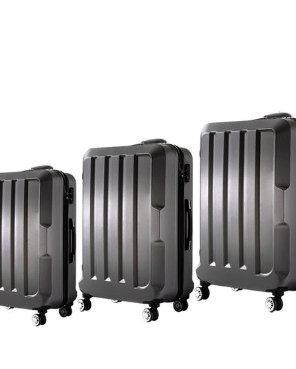 Slimbridge 20"24"28" 3PC Luggage Sets Dark Grey-1975420478650716160