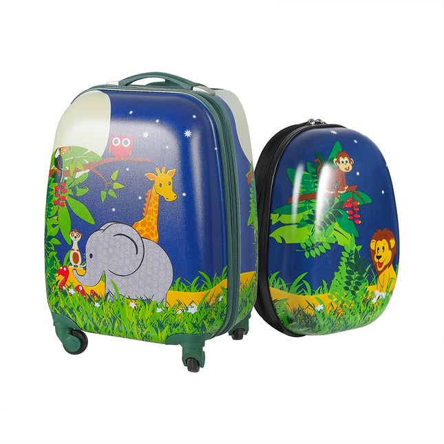BoPeep 16''13'' 2PCS Kids Luggage Set Jungle-1975420473336532992