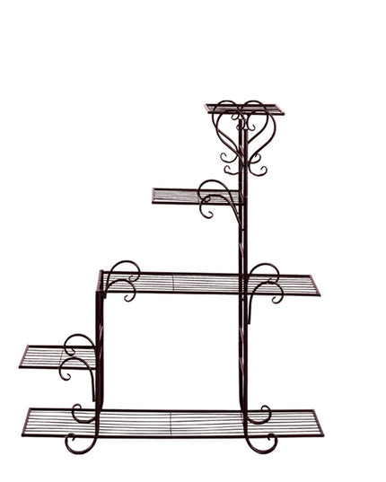 Levede Plant Stand Outdoor Indoor Metal Bronze-1973193773064261633