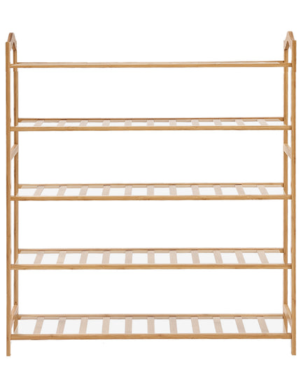 Levede Bamboo Shoe Rack Storage Wooden-1975420510481289217