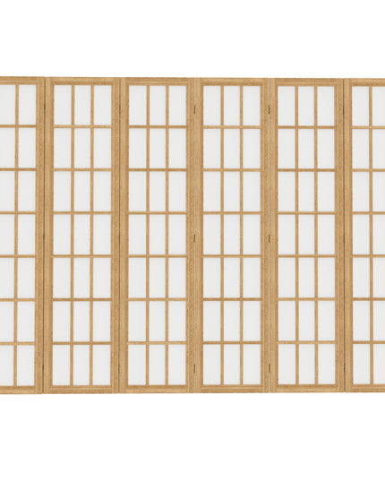 Levede 6 Panel Room Divider 170cm Freestanding Screen-1973193605787029505