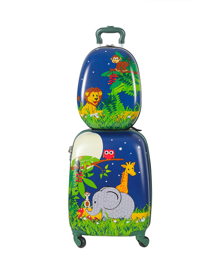 BoPeep 16''13'' 2PCS Kids Luggage Set Jungle-1975420473336532993