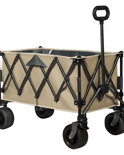 Lambu Folding Wagon Cart Khaki-1975420333397774337