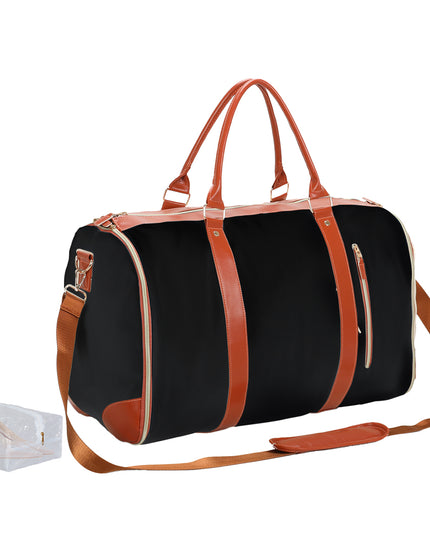 Slimbridge Garment Bags 2 in 1 Hanging Suit Bag Black-1973193511423578113