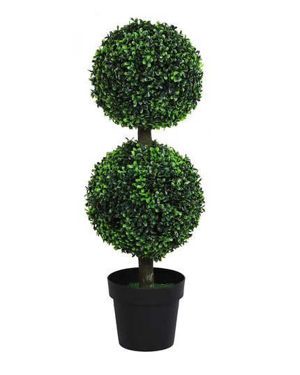 Lambu Artificial Double Ball Boxwood Trees-1973193501952839681