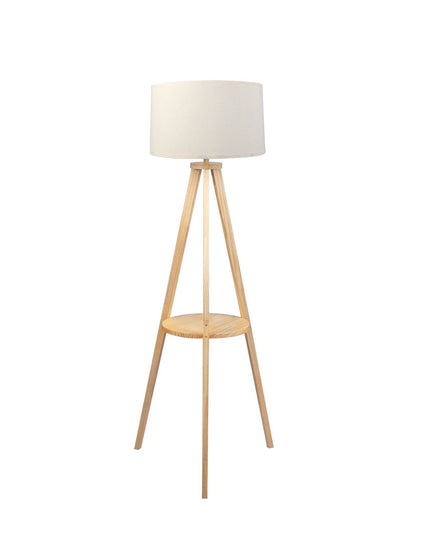 EMITTO Tripod Floor Lamp with Shelf-1973193957479419905