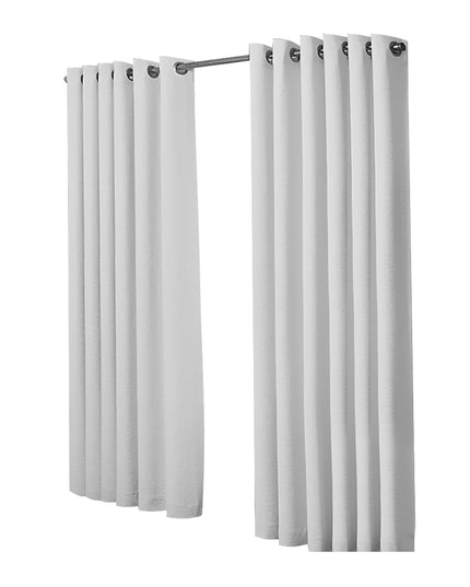 2x Blockout Curtains Panels 3 Layers Grey-1975420490960998401