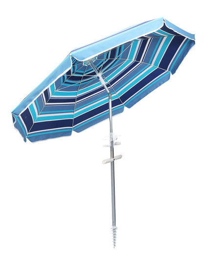 Mountview 2.2M Outdoor Beach Umbrellas Sand Blue-1973193499629195265