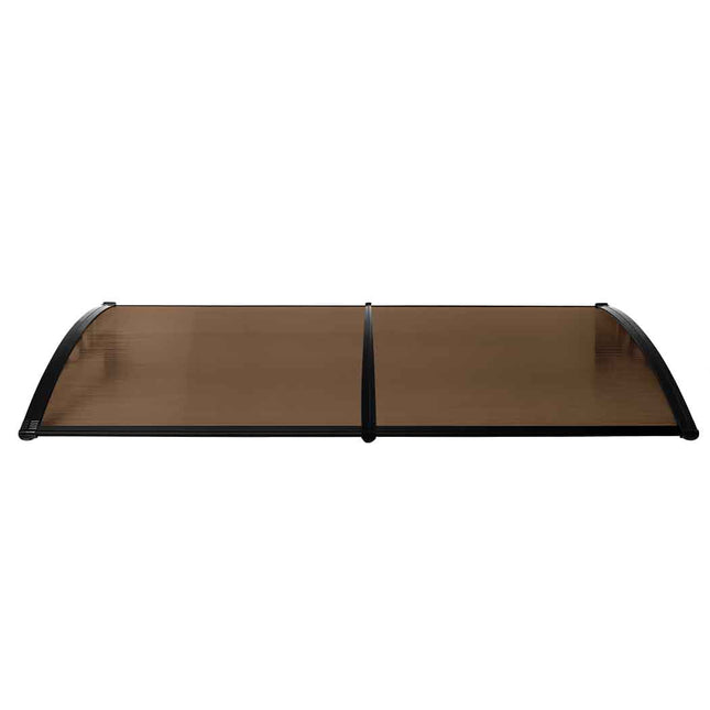 Mountview Window Door Awning Outdoor 1M X 2.4M Brown 1x2.4M-1973193988160753665