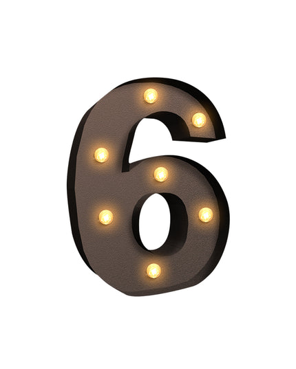 LED Metal Number Lights Free Standing-1973194150882971649