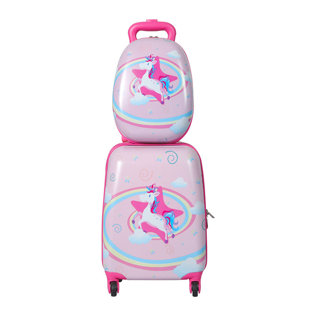 BoPeep 16''13'' 2PCS Kids Luggage Set Unicorn-1975420473697243137