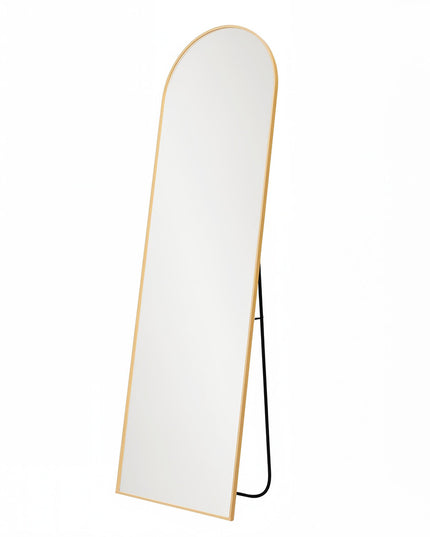 Yezi 165X60CM Full Length Mirror Wall Mounted Mirror Gold-1973193573386031105