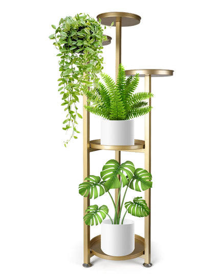 Levede Plant Stand Outdoor Indoor Flower Gold Large-1975420369678503937
