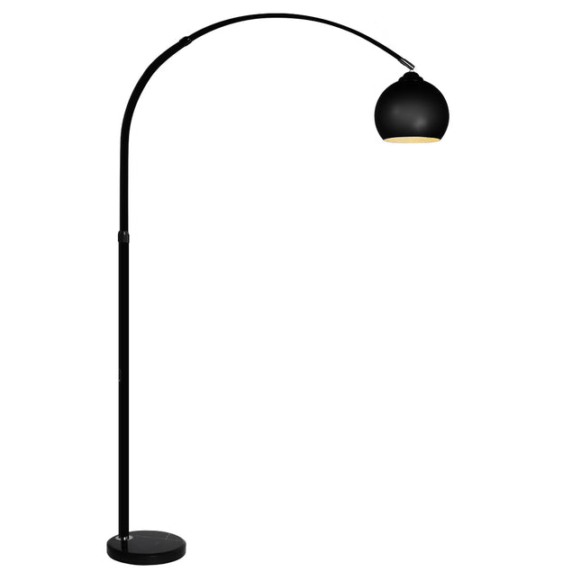 EMITTO Modern LED Floor Lamp Stand Reading Black-1973193948558135297