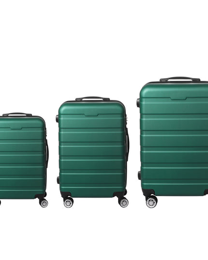 Slimbridge 3PC Luggage sets Suitcase Green-1973193942669332481